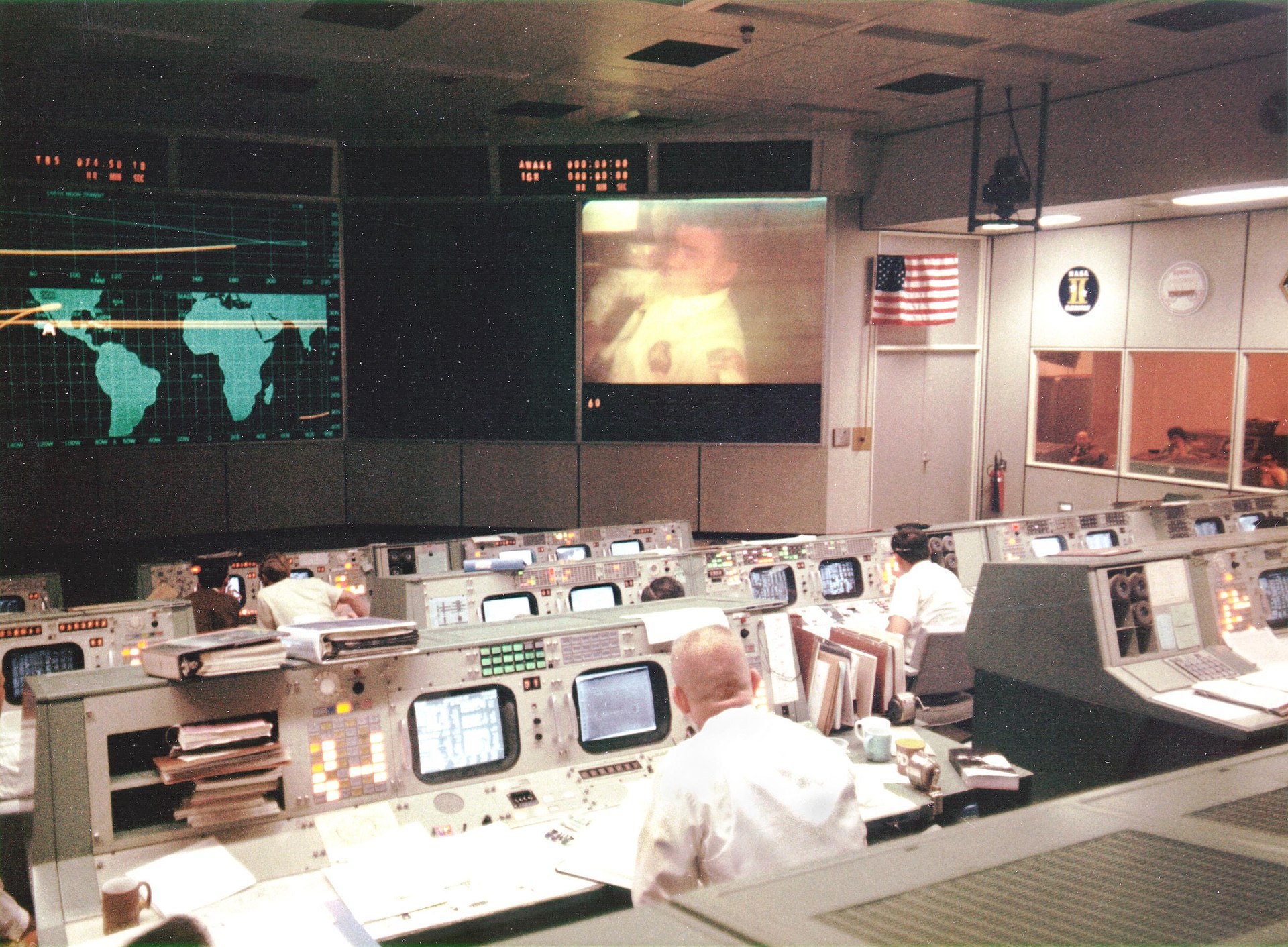 Mission Operations Control Room during Apollo 13 for ERP, CRM and workflow platform integration