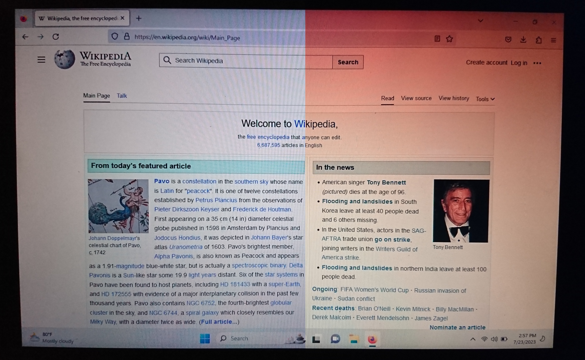 F.lux on computer screen stitched for custom software and web application engineering