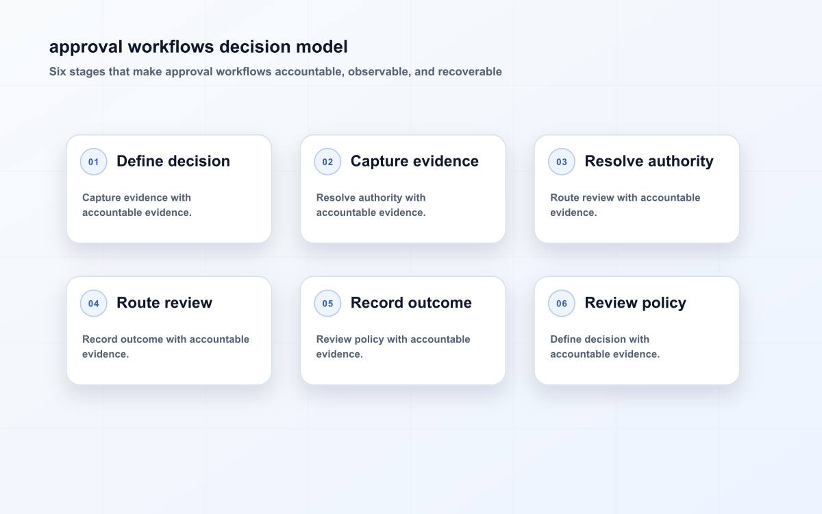 approval workflows decision model