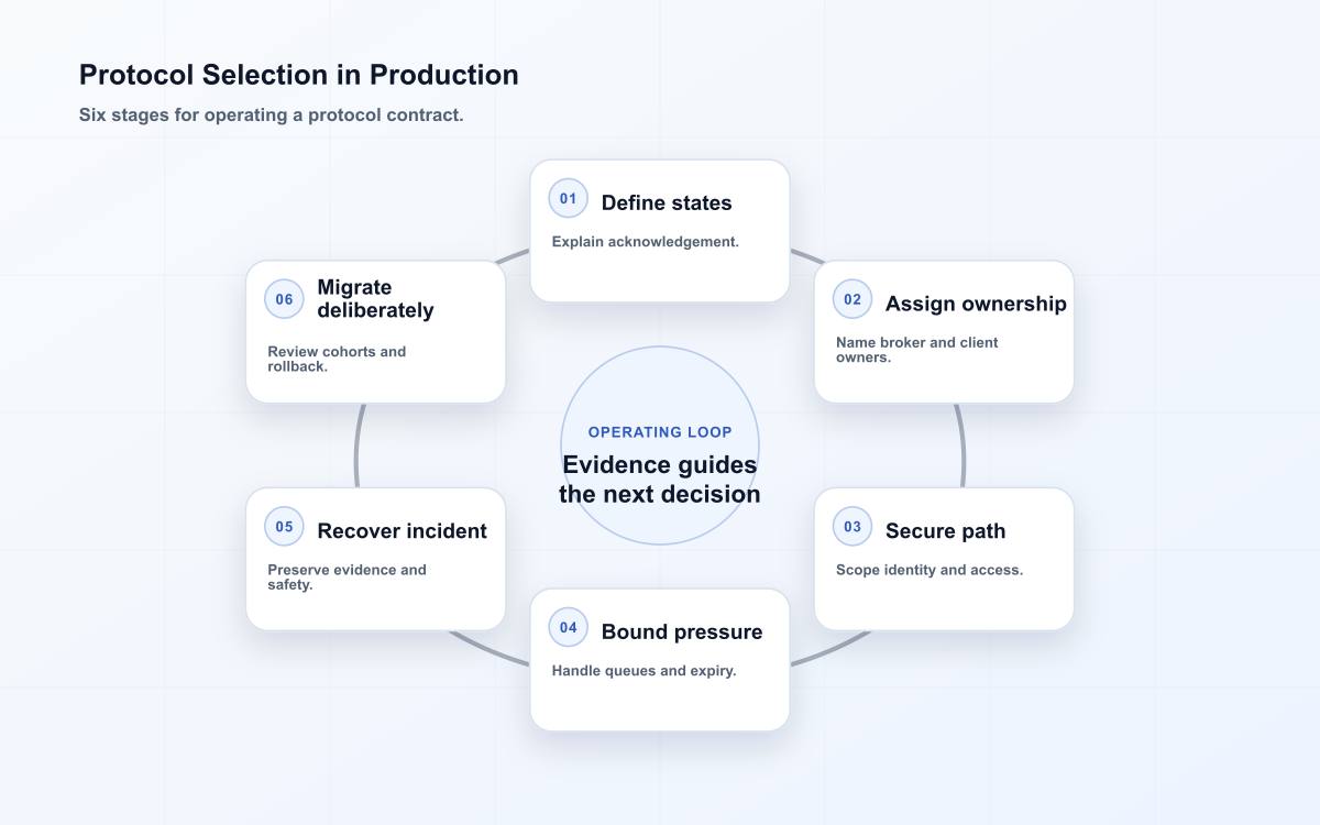 Protocol Selection in Production