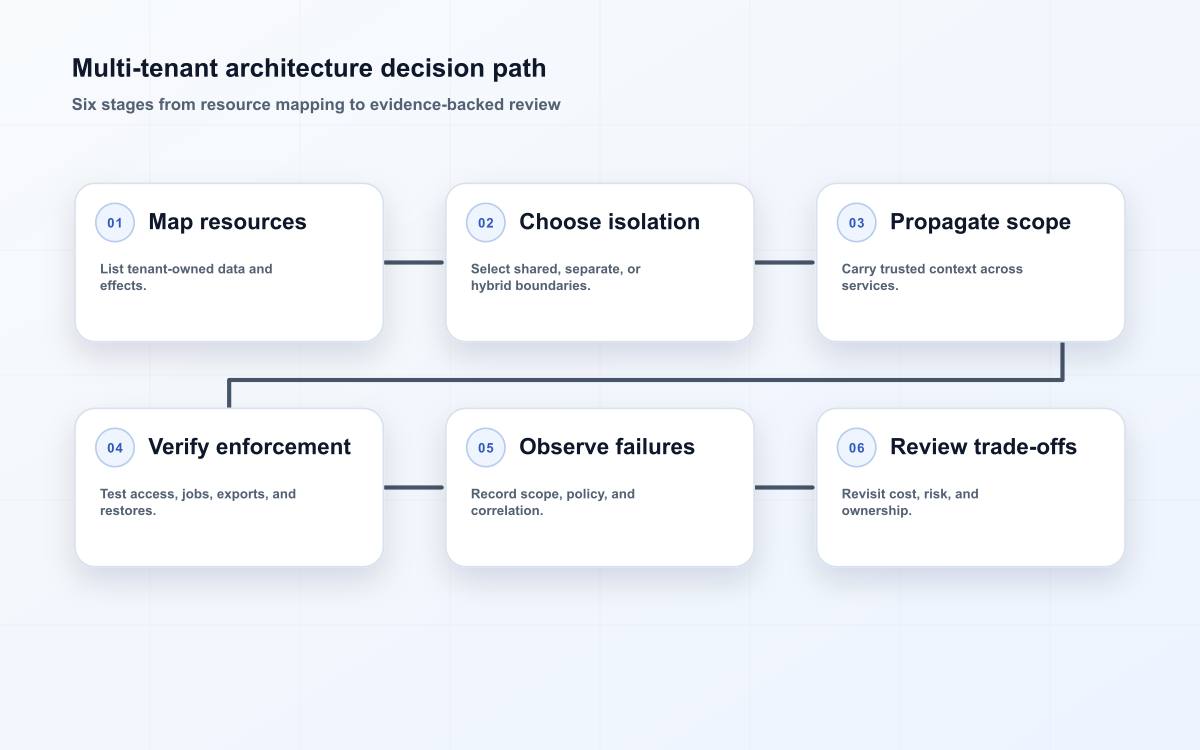 multi-tenant architecture operating model