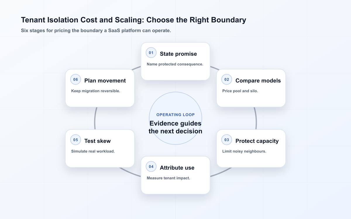Tenant Isolation Cost and Scaling: Choose the Right Boundary