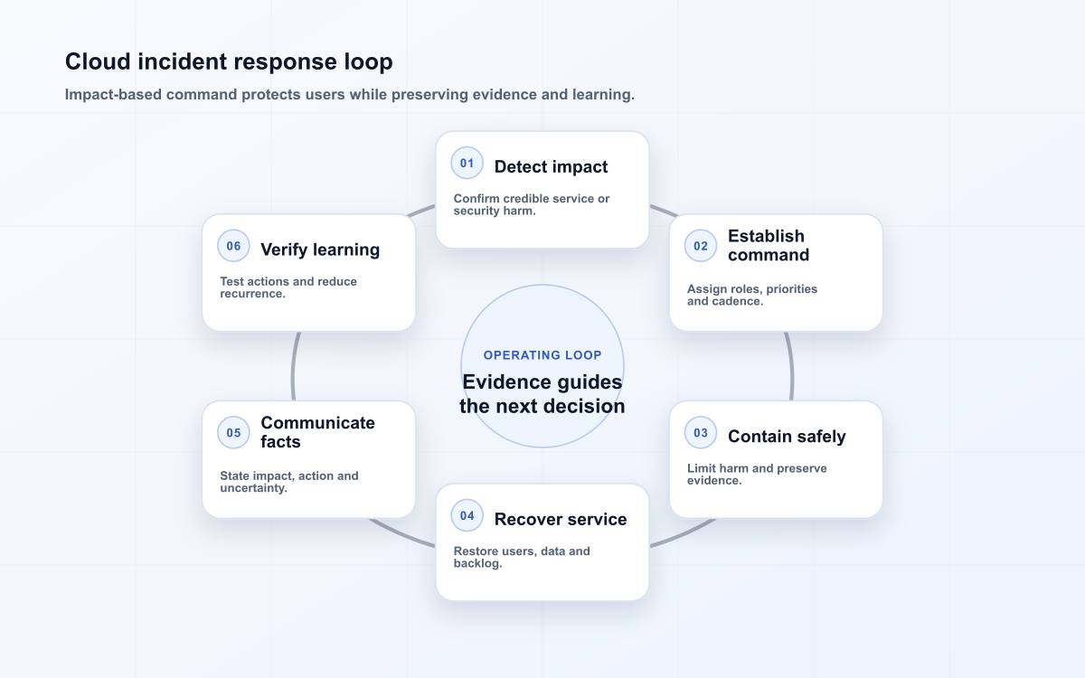 Cloud incident response loop