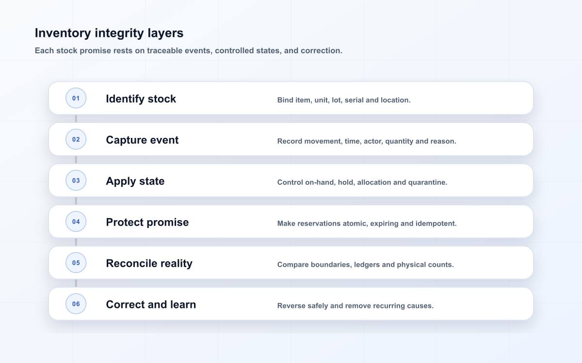Inventory integrity layers