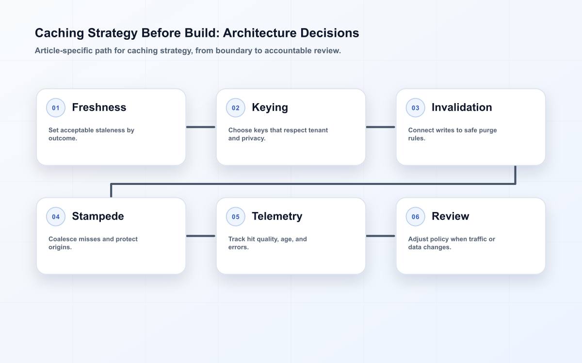 Caching Strategy Before Build: Architecture Decisions