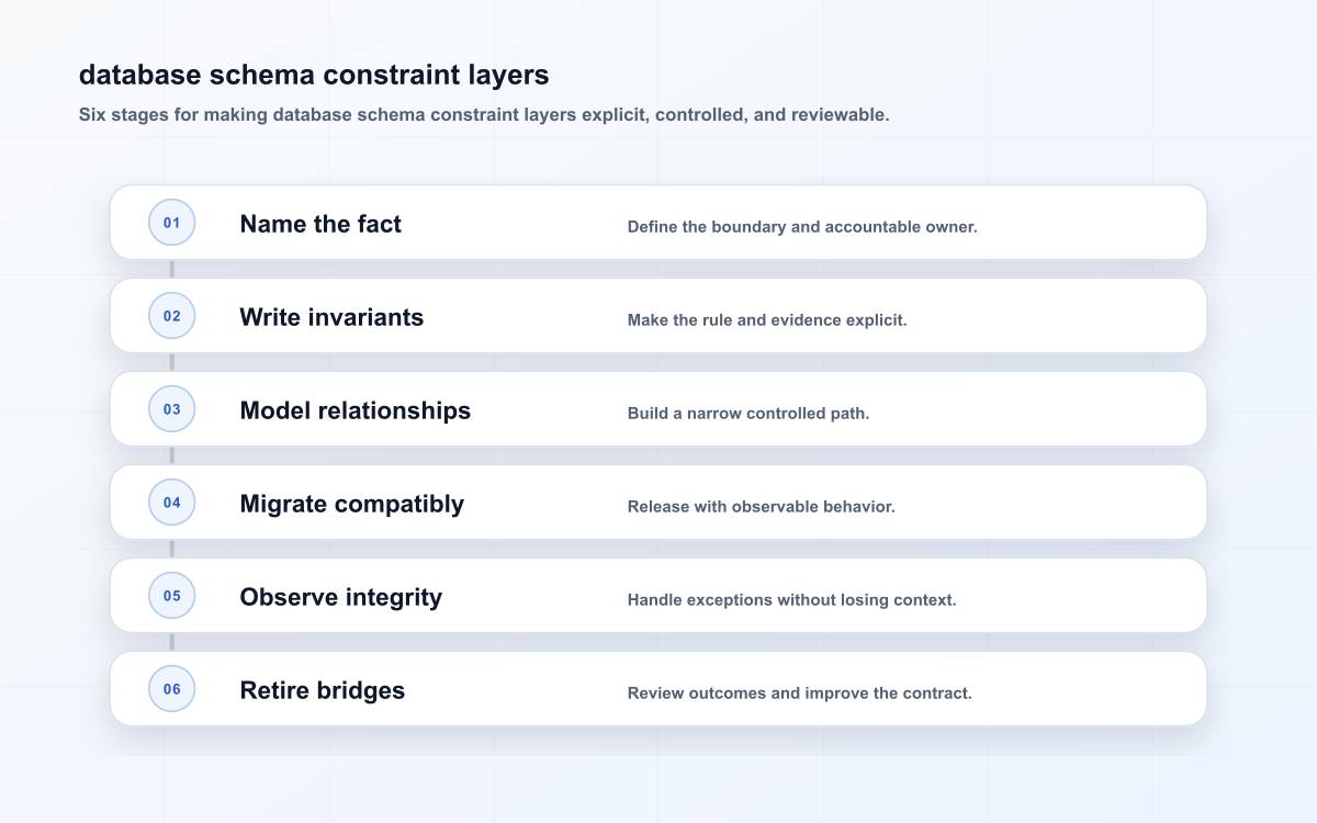 database schema constraint layers