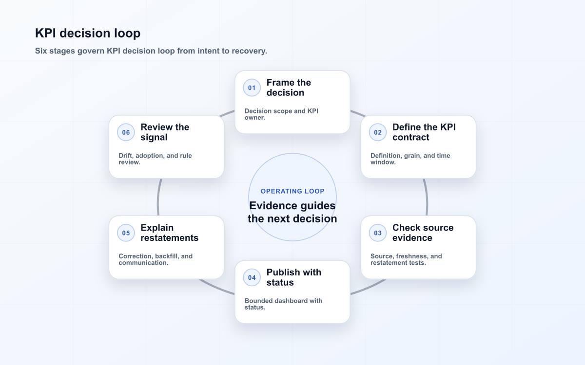 KPI decision loop