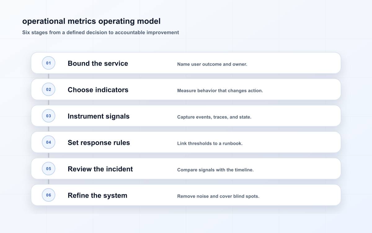operational metrics operating model