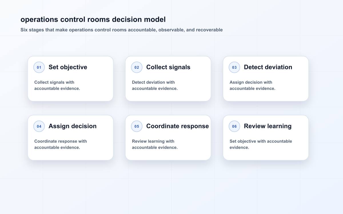 operations control rooms decision model