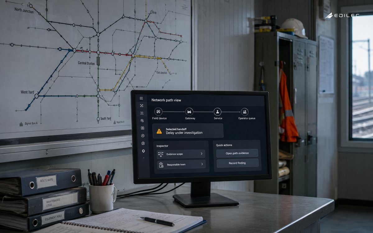 A maintenance path review ties a delayed handoff to an accountable team.
