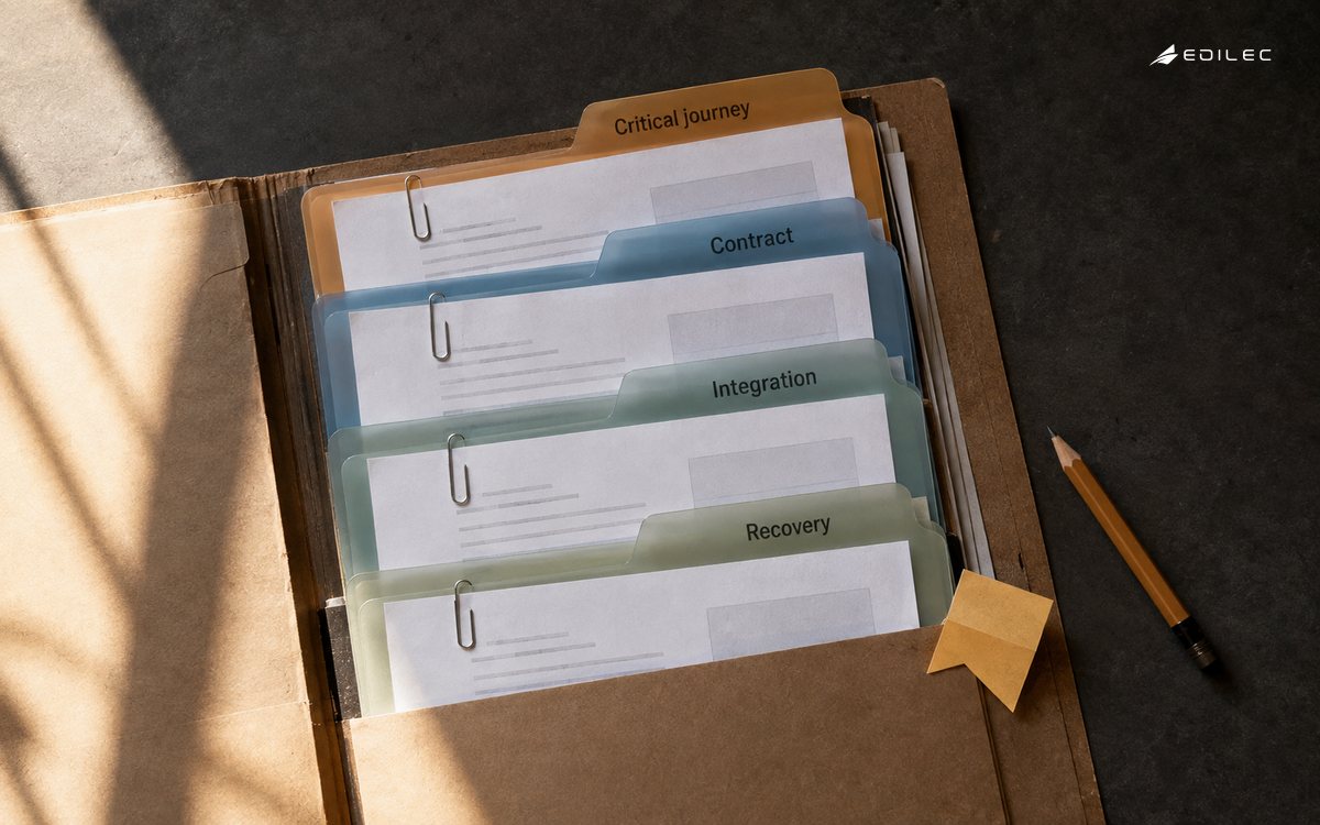 A release-evidence folder separates critical journeys, contracts, integrations and recovery.