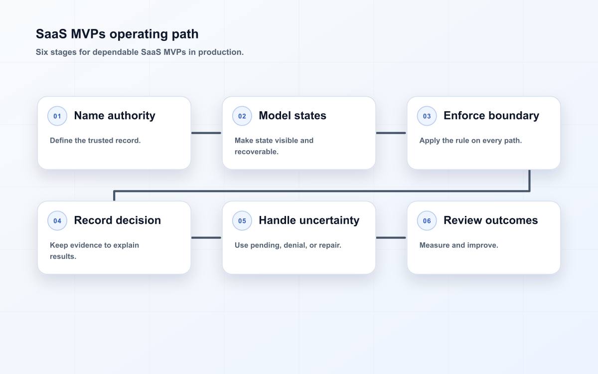 SaaS MVPs operating path